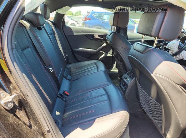WAUENAF43KA109151 2019 AUDI A4 Black Widok tylnych siedzeń