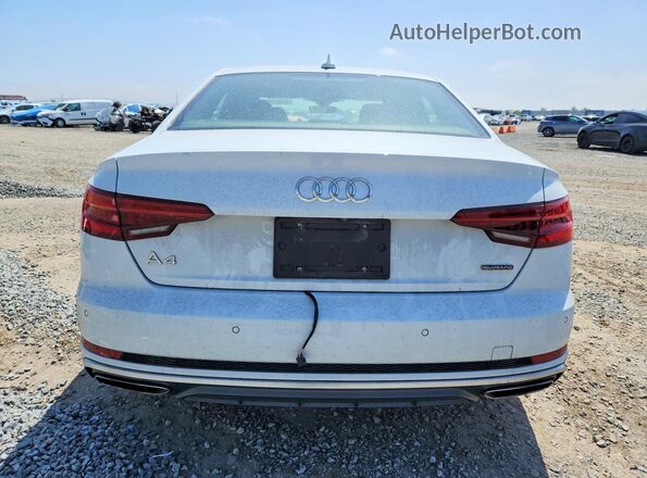 WAUENAF43KN019720 2019 AUDI A4 White უკანა ხედი