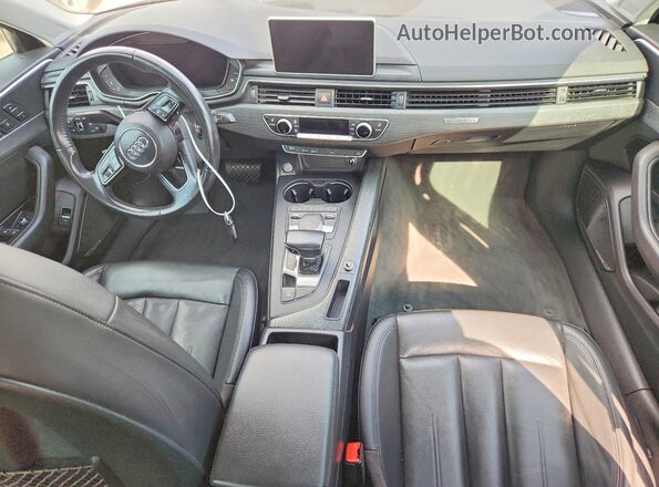 WAUENAF44HN039564 2017 AUDI A4 Gray წინა პანელის ხედი