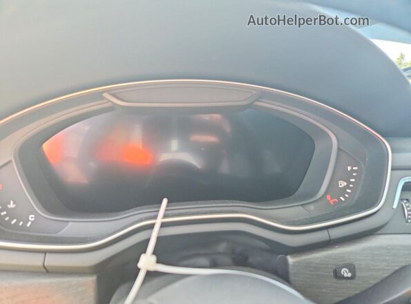 WAUENAF44HN039564 2017 AUDI A4 Gray ხელსაწყოთა პანელის ხედი