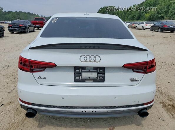 WAUENAF44HN060933 2017 AUDI A4 White Vista trasera