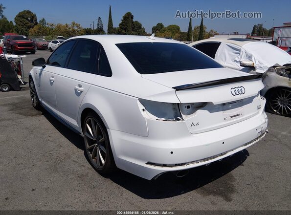 WAUENAF44JA023054 2018 AUDI A4 White Trasero izquierdo