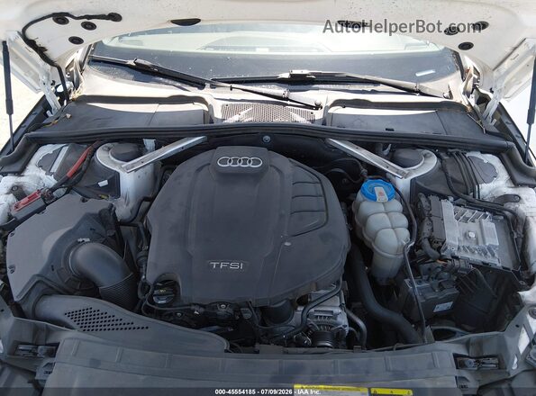 WAUENAF44JA023054 2018 AUDI A4 White Vista trasera