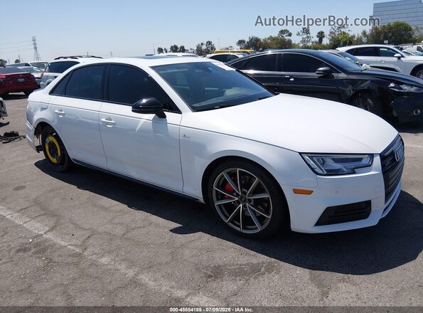WAUENAF44JA023054 2018 AUDI A4 White Vista interior trasera