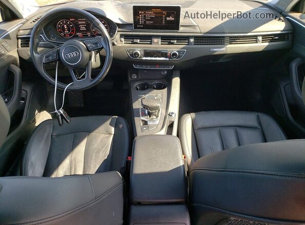 WAUENAF44JA133182 2018 AUDI A4 Black Vista del salpicadero