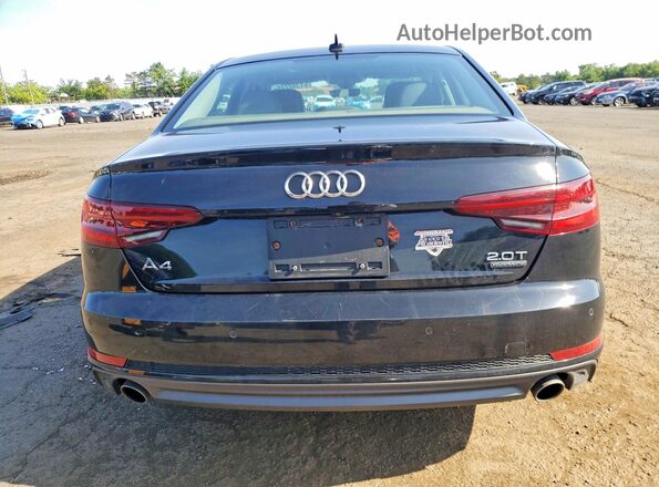 WAUENAF44JA133182 2018 AUDI A4 Black Vista trasera