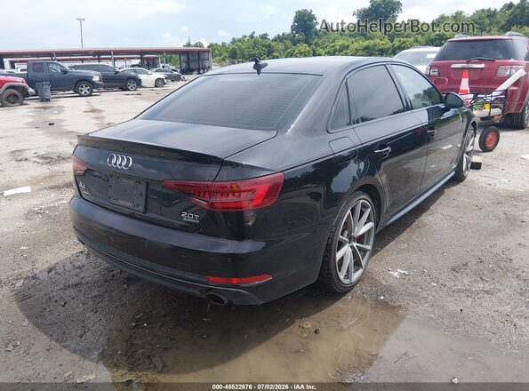 WAUENAF44JA187761 2018 AUDI A4 Черный Задняя правая четверть