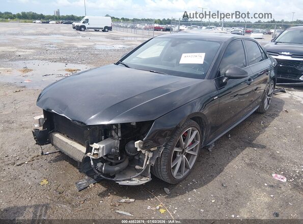 WAUENAF44JA187761 2018 AUDI A4 Черный Передняя левая четверть