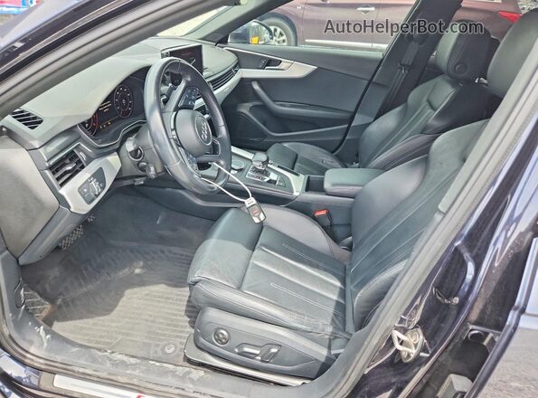 WAUENAF44JA212528 2018 AUDI A4 Charcoal Вид салону спереду