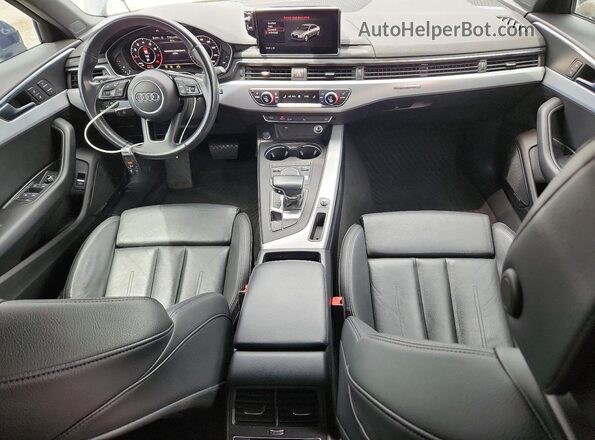 WAUENAF44JA212528 2018 AUDI A4 Charcoal Вид панелі приладів