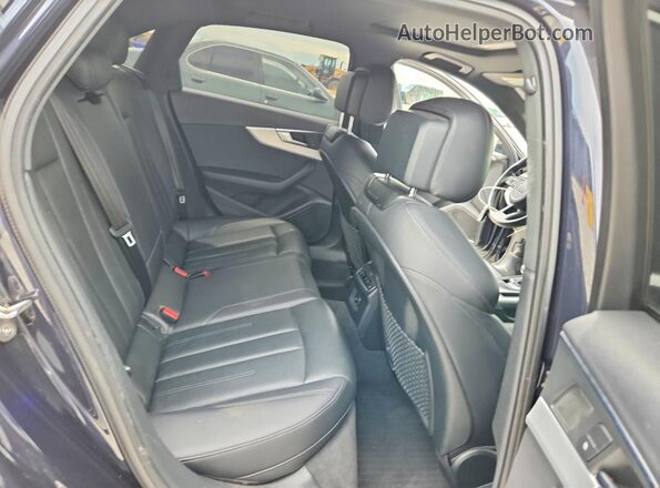 WAUENAF44JA212528 2018 AUDI A4 Charcoal Вид задніх сидінь