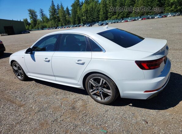 WAUENAF44JN020048 2018 AUDI A4 White Rear left