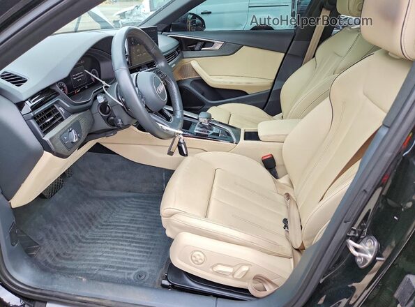 WAUENAF44LN012230 2020 AUDI A4 Black წინა სალონის ხედი