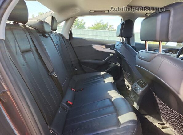 WAUENAF45HN004614 2017 AUDI A4 Угольный Вид задних сидений
