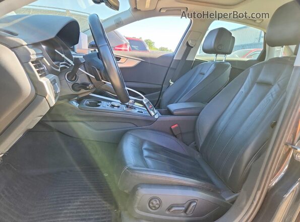 WAUENAF45HN004614 2017 AUDI A4 Угольный Вид салона спереди