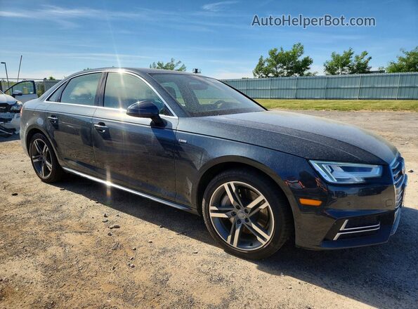 WAUENAF45HN004614 2017 AUDI A4 Угольный Передняя правая четверть