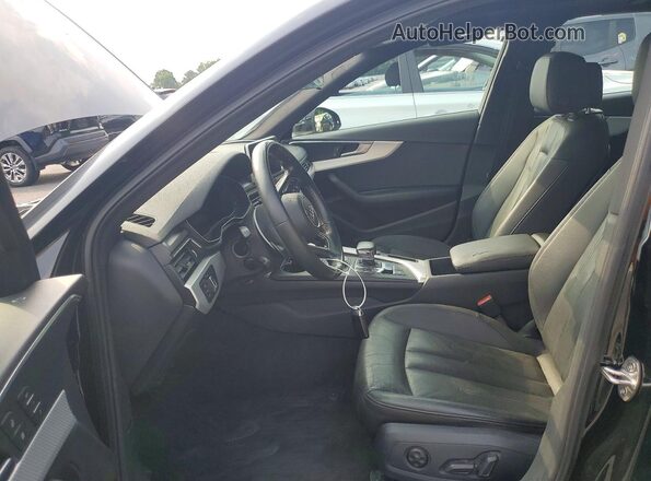 WAUENAF45HN012731 2017 AUDI A4 Black წინა სალონის ხედი