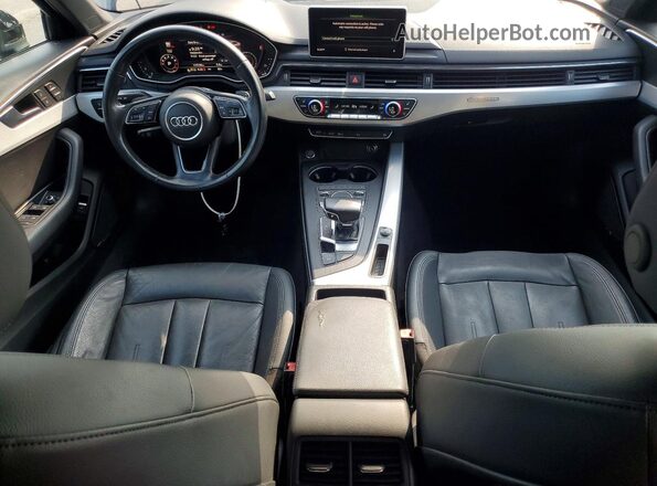 WAUENAF45HN012731 2017 AUDI A4 Black წინა პანელის ხედი
