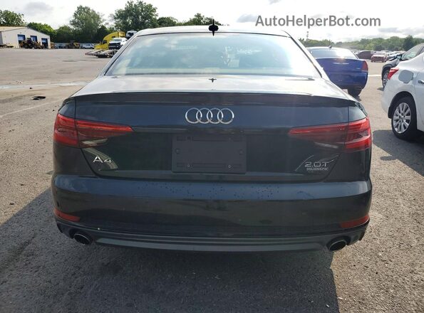 WAUENAF45HN012731 2017 AUDI A4 Black უკანა ხედი