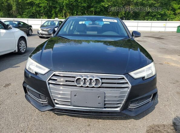 WAUENAF45HN012731 2017 AUDI A4 Black წინა ხედი