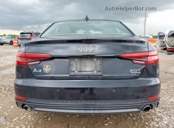 WAUENAF45HN065378 2017 AUDI A4 Black Հետևի տեսք