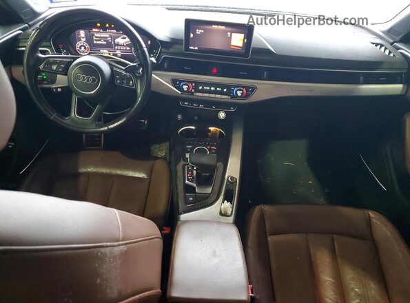 WAUENAF45HN065378 2017 AUDI A4 Black Առջևի վահանակի տեսք