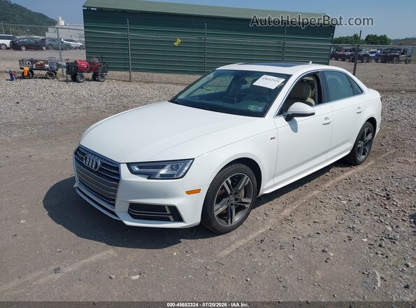 WAUENAF45JA060386 2018 AUDI A4 White Front left