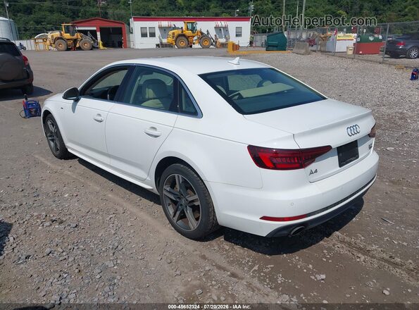 WAUENAF45JA060386 2018 AUDI A4 White Rear left