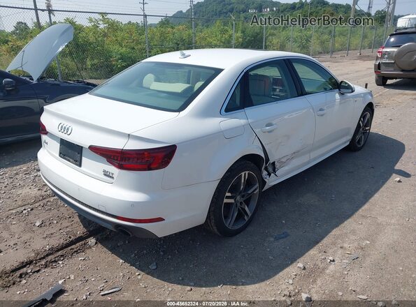WAUENAF45JA060386 2018 AUDI A4 White Rear right