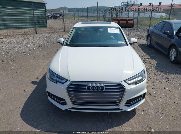 WAUENAF45JA060386 2018 AUDI A4 White Rear interior view