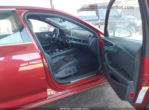 WAUENAF45JA069525 2018 AUDI A4 Red Սալոնի դիմացի տեսք