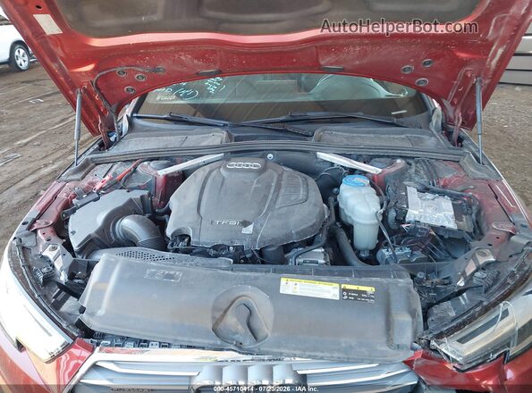 WAUENAF45JA069525 2018 AUDI A4 Red Հետևի տեսք