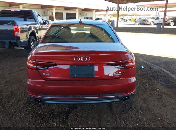 WAUENAF45JA069525 2018 AUDI A4 Red 