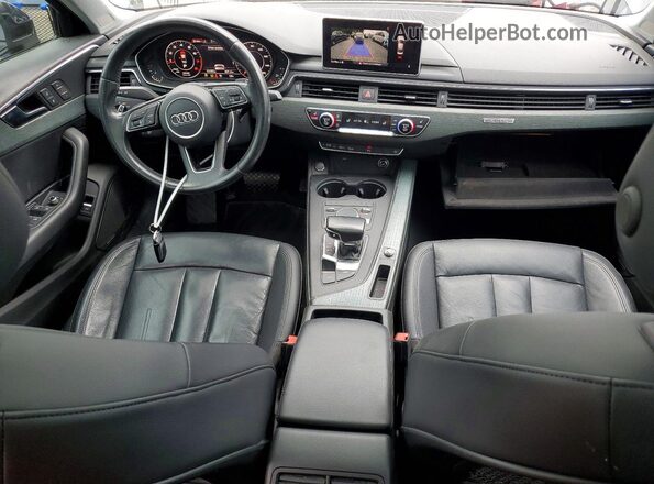 WAUENAF45JA091329 2018 AUDI A4 Blue Առջևի վահանակի տեսք