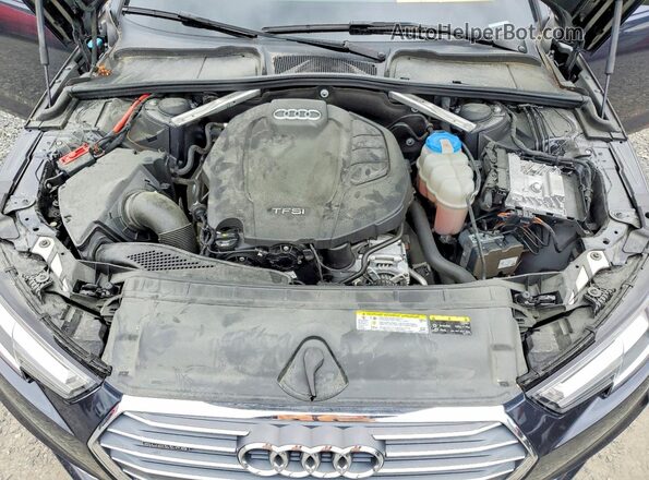 WAUENAF45JA091329 2018 AUDI A4 Blue Սալոնի հետևի տեսք