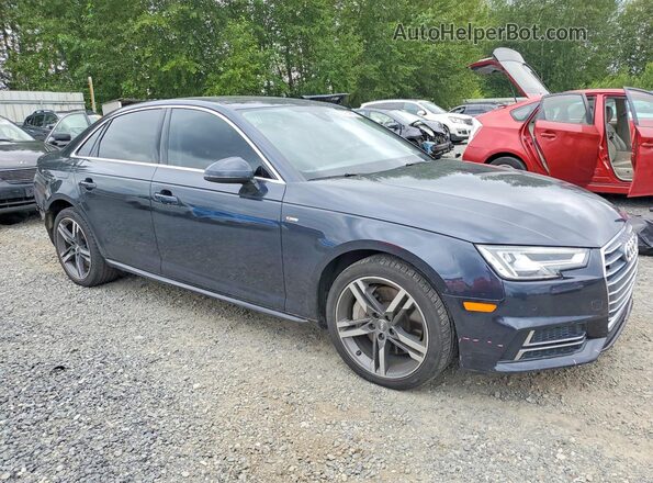 WAUENAF45JA091329 2018 AUDI A4 Blue Առջևի աջ
