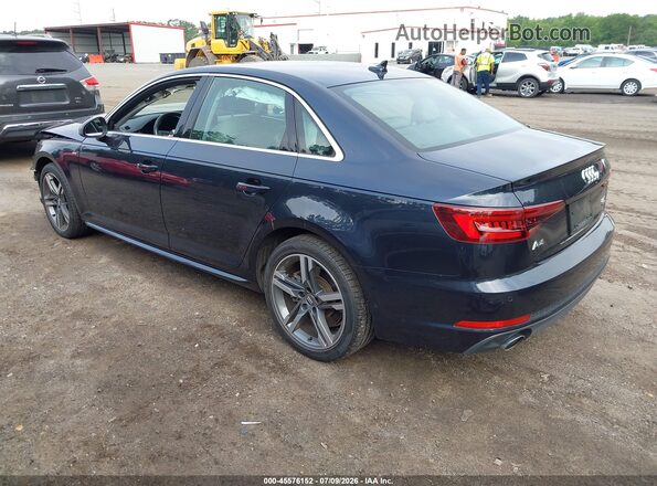 WAUENAF45JA127892 2018 AUDI A4 Blue Задня ліва чверть