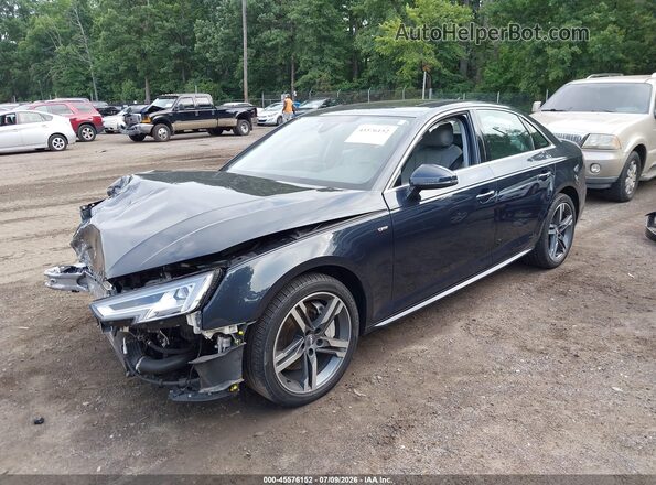 WAUENAF45JA127892 2018 AUDI A4 Blue Передня ліва чверть