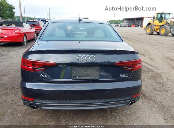 WAUENAF45JA127892 2018 AUDI A4 Blue 