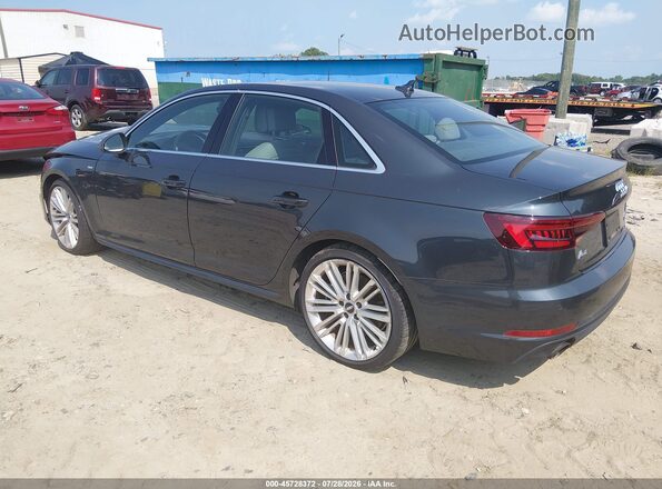 WAUENAF45JA171973 2018 AUDI A4 Gray Rear left