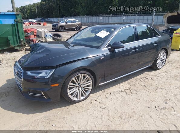 WAUENAF45JA171973 2018 AUDI A4 Gray Front left