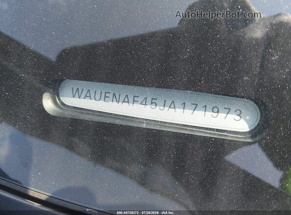 WAUENAF45JA171973 2018 AUDI A4 Gray 