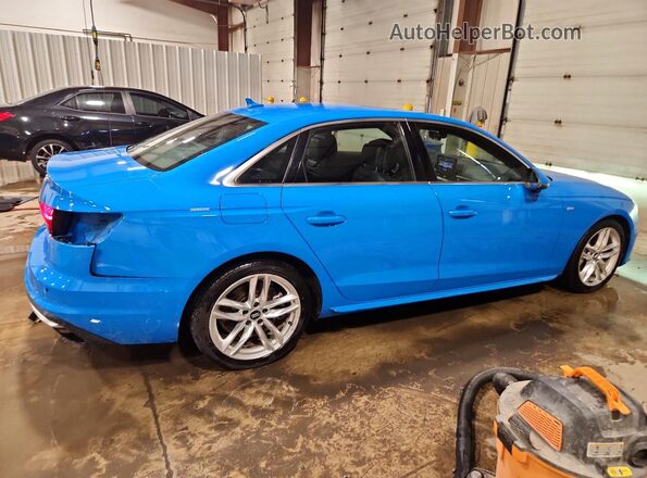 WAUENAF45LN010809 2020 AUDI A4 Blue Задня права чверть