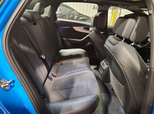 WAUENAF45LN010809 2020 AUDI A4 Blue Вид задніх сидінь