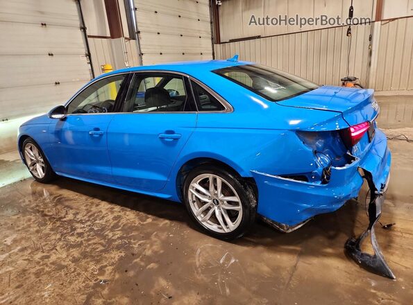 WAUENAF45LN010809 2020 AUDI A4 Blue Задня ліва чверть