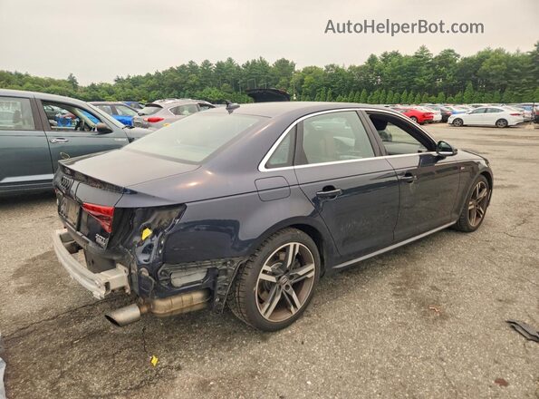 WAUENAF46HN026024 2017 AUDI A4 Blue Задня права чверть