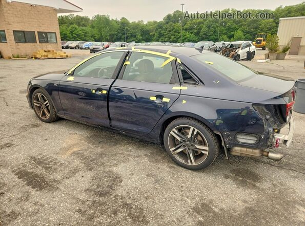 WAUENAF46HN026024 2017 AUDI A4 Blue Задня ліва чверть