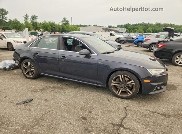 WAUENAF46HN026024 2017 AUDI A4 Blue Передня права чверть