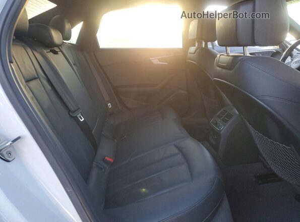 WAUENAF46HN037525 2017 AUDI A4 White Rear seats view