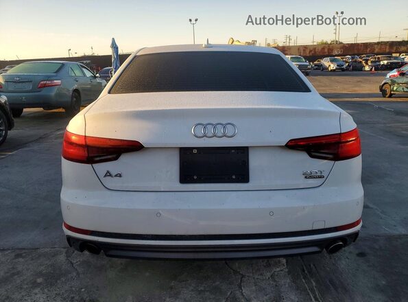 WAUENAF46HN037525 2017 AUDI A4 White Rear view